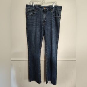 Wrangler Rock 47 Men's Slim Straight Leg Jean Embroidered Pocket Sz 36x36 Cowboy